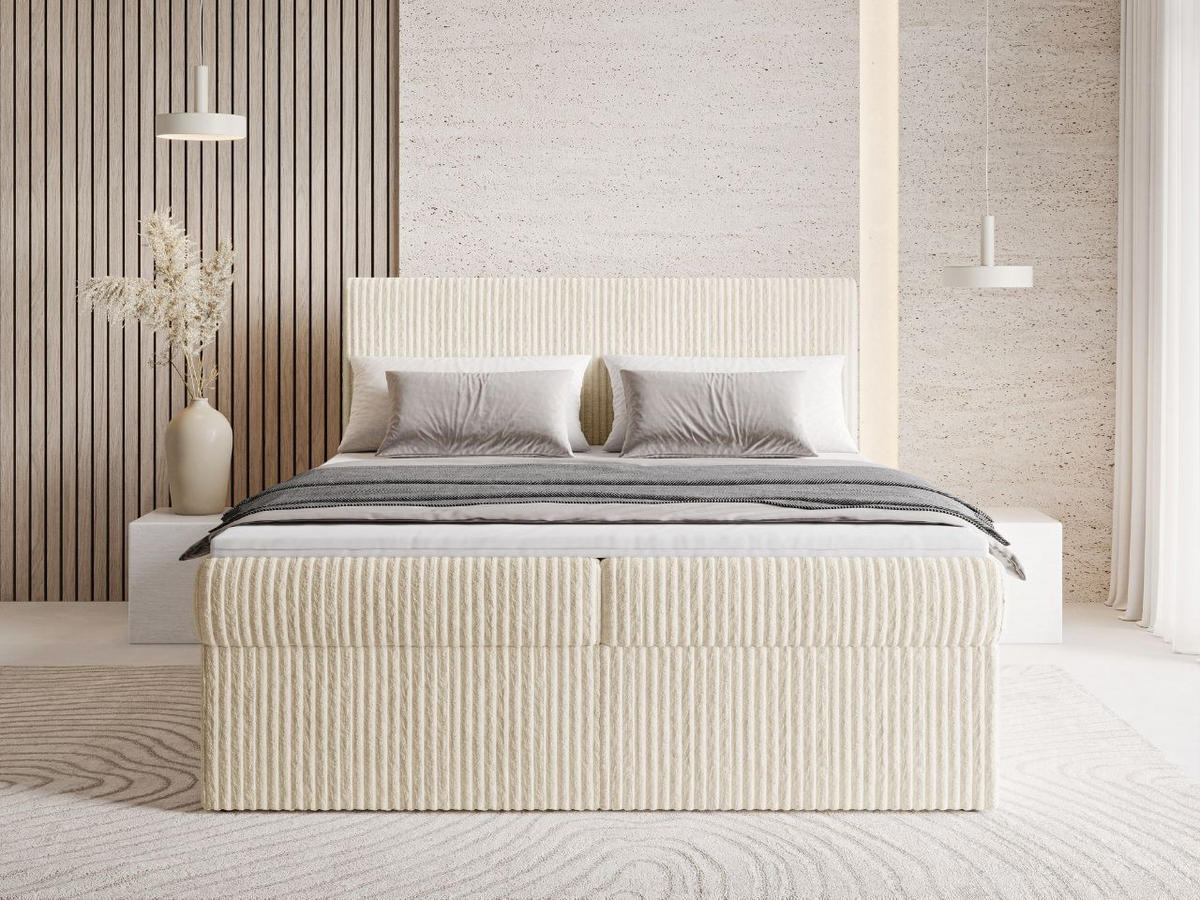 BOXBETT Brisa 140x200 Beige - Beige, Holz/Textil (140/200cm) - Graingold