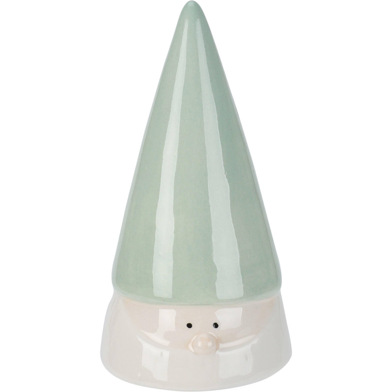 WEIHNACHTSDEKO Wichtelmännchen 11 cm - Grün, Keramik (6/11.5/6cm) - Home Styling Collection