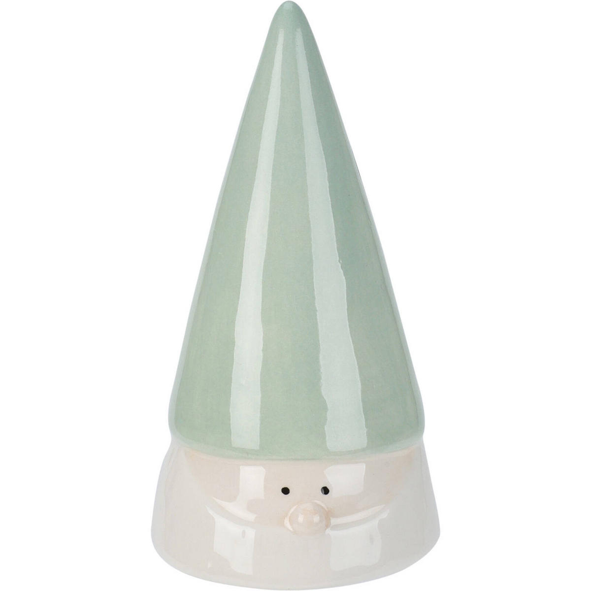 WEIHNACHTSDEKO Wichtelmännchen 11 cm - Grün, Keramik (6/11.5/6cm) - Home Styling Collection