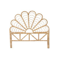 BETTKOPFTEIL - Rattan - 140 cm - Naturfarben - FLOSIA - Naturfarben, Holzwerkstoff (145/135/4cm) - Vente-Unique