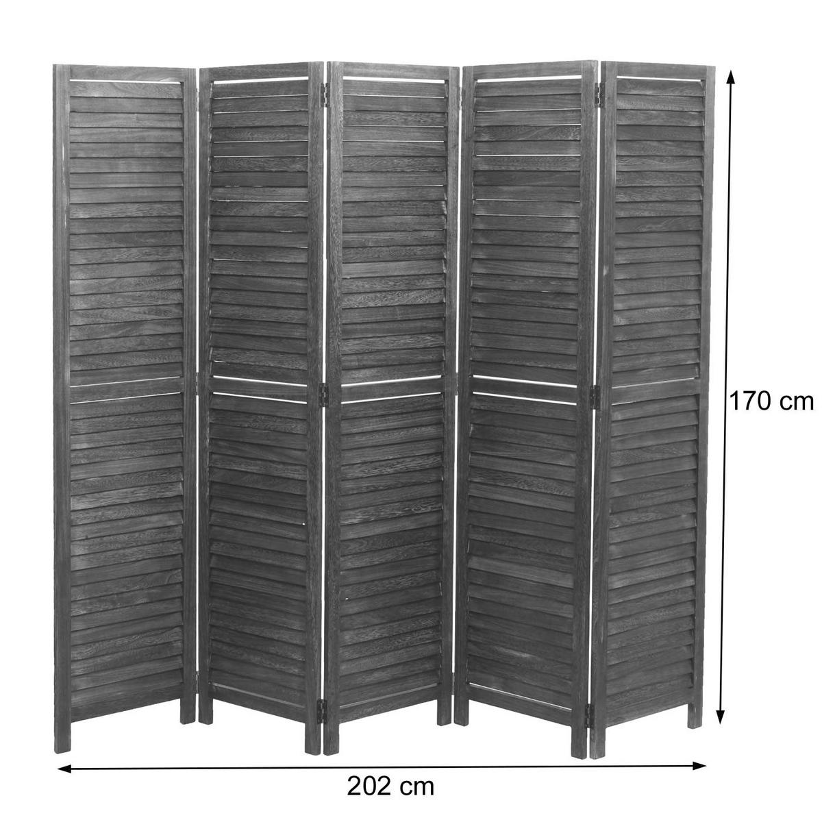 PARAVENT Braun - Braun, Holz (205/170/2cm) - MCW