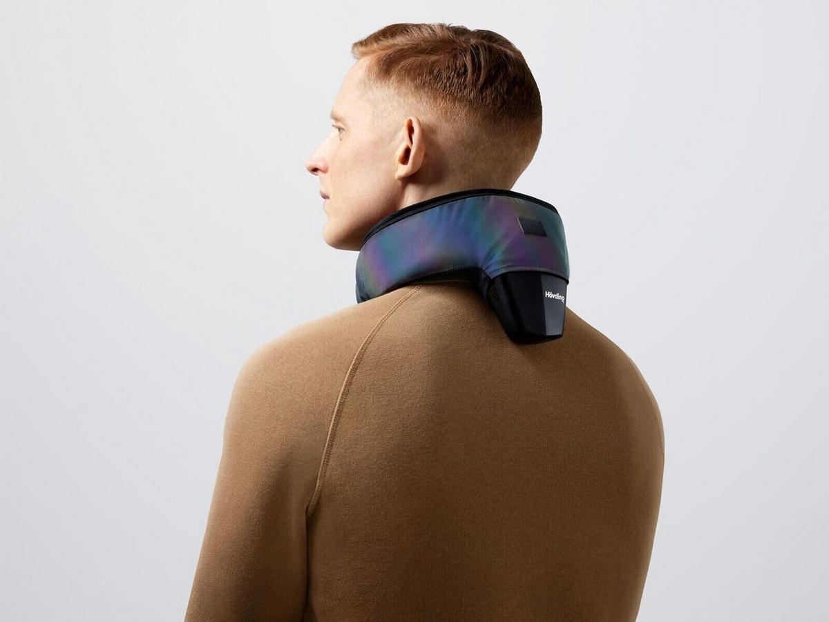 FAHRRADHELM ÜBERZUG C.RIDE Schwarz 49-59cm - Schwarz, Textil (12/15cm) - Hövding