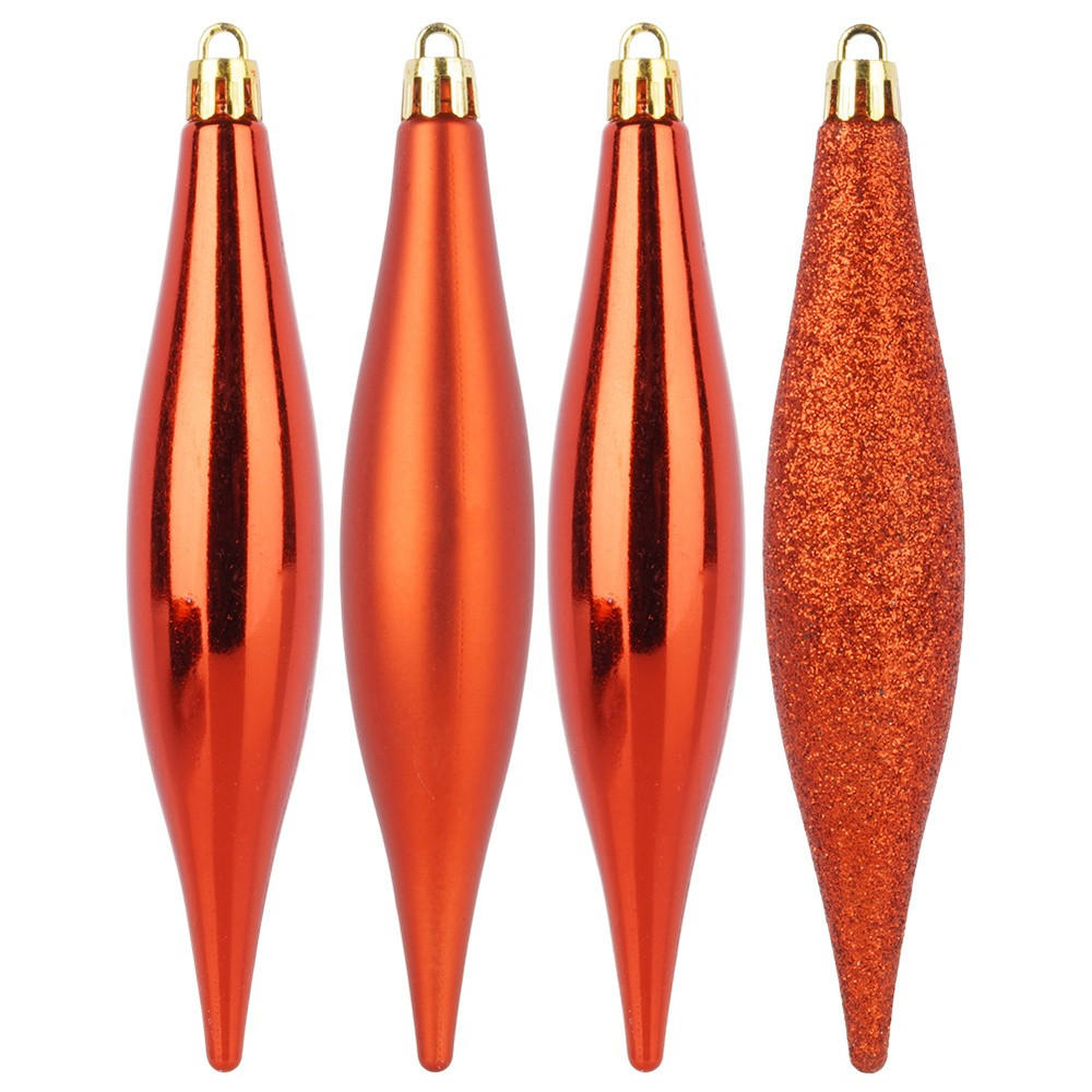 CHRISTBAUMKUGELN-SET bruchsicher 40-teilig Gold-Rot - Multicolor, Kunststoff (10/10/10cm) - Home Styling Collection