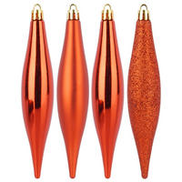 CHRISTBAUMKUGELN-SET bruchsicher 40-teilig Gold-Rot - Multicolor, Kunststoff (10/10/10cm) - Home Styling Collection