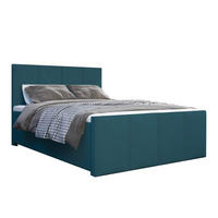 BOXBETT Milano Bonellfederkern inkl. 7-Zonen Topper T-30 - BOXBETT mit Bettkasten - Blau, Holz/Holzwerkstoff (160/200cm) - Best For Home