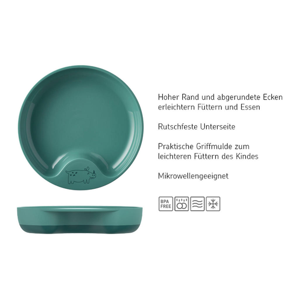 Thumbnail - Mepal Lernteller, Hellrosa, Kunststoff, 17.6x3.5x17.6 cm, Füttern, Kindergeschirr