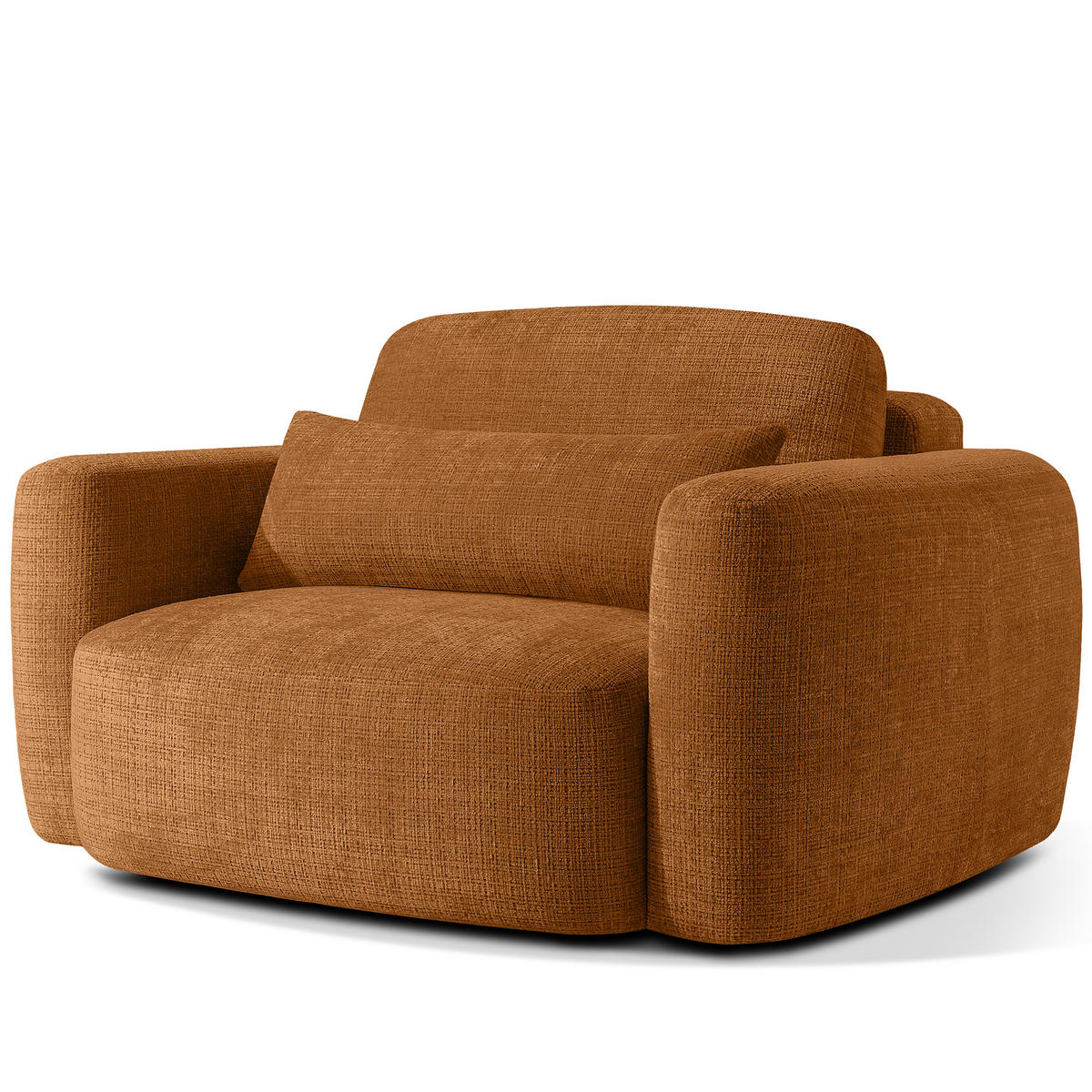 SESSEL ELOSA - Rot, Holz/Textil (145/85/115cm) - KONSIMO®