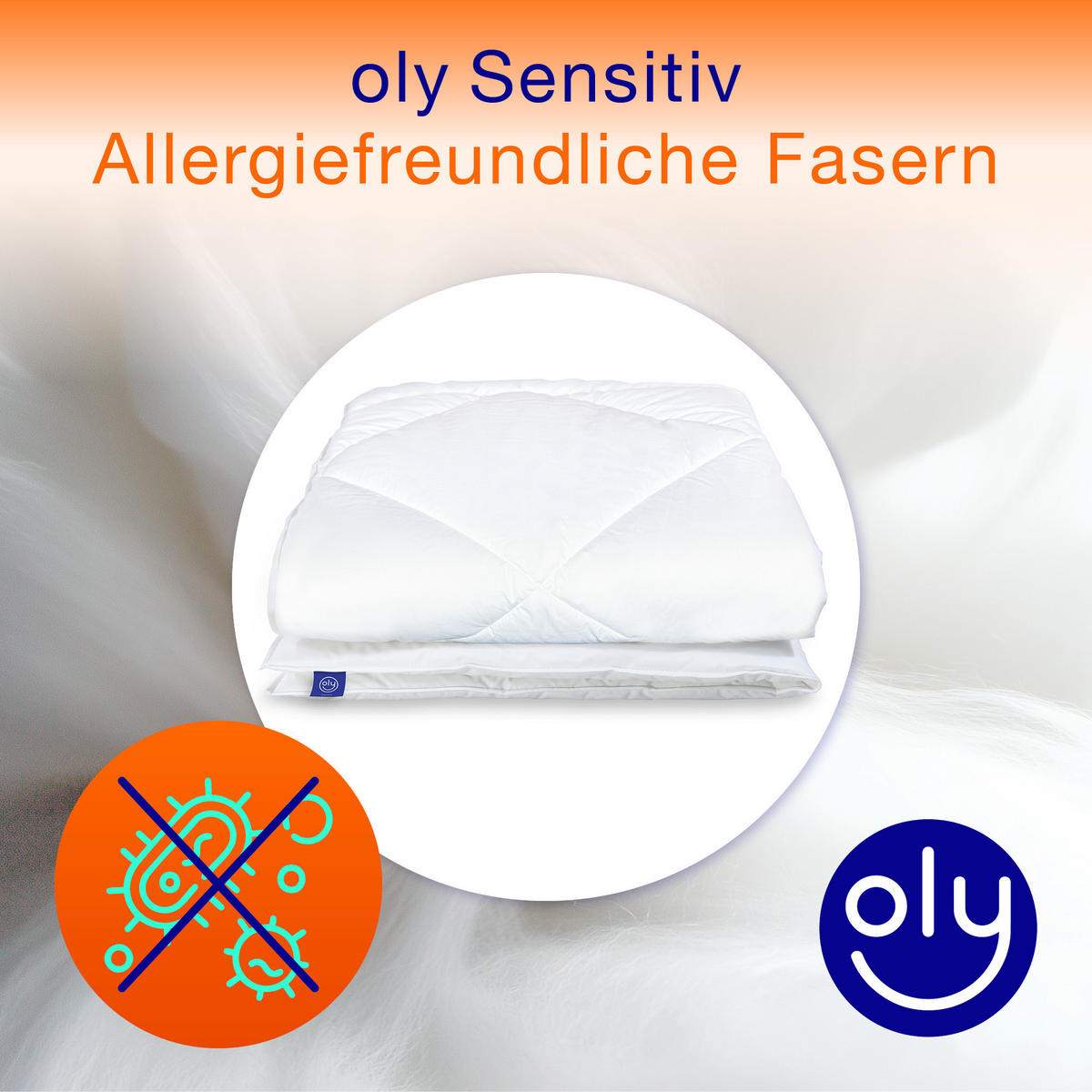 GANZJAHRESBETTDECKE WARMY Mikrofaser warm - Weiß, Naturmaterialien/Textil (135/200cm) - oly