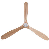 DECKENVENTILATOR 72Zoll Holz Ohne Licht Extra Groß Terrasse - Weiß, Kunststoff (183/183/32cm) - CASIVA