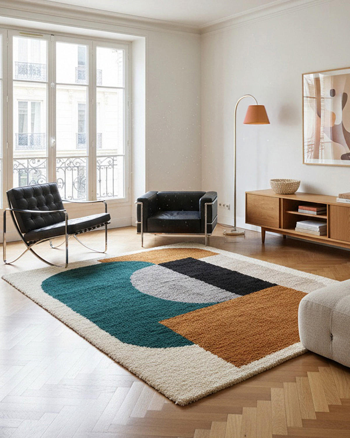 TEPPICH trendig modern mehrfarbig - Multicolor, Textil (200/290cm) - AFK Living