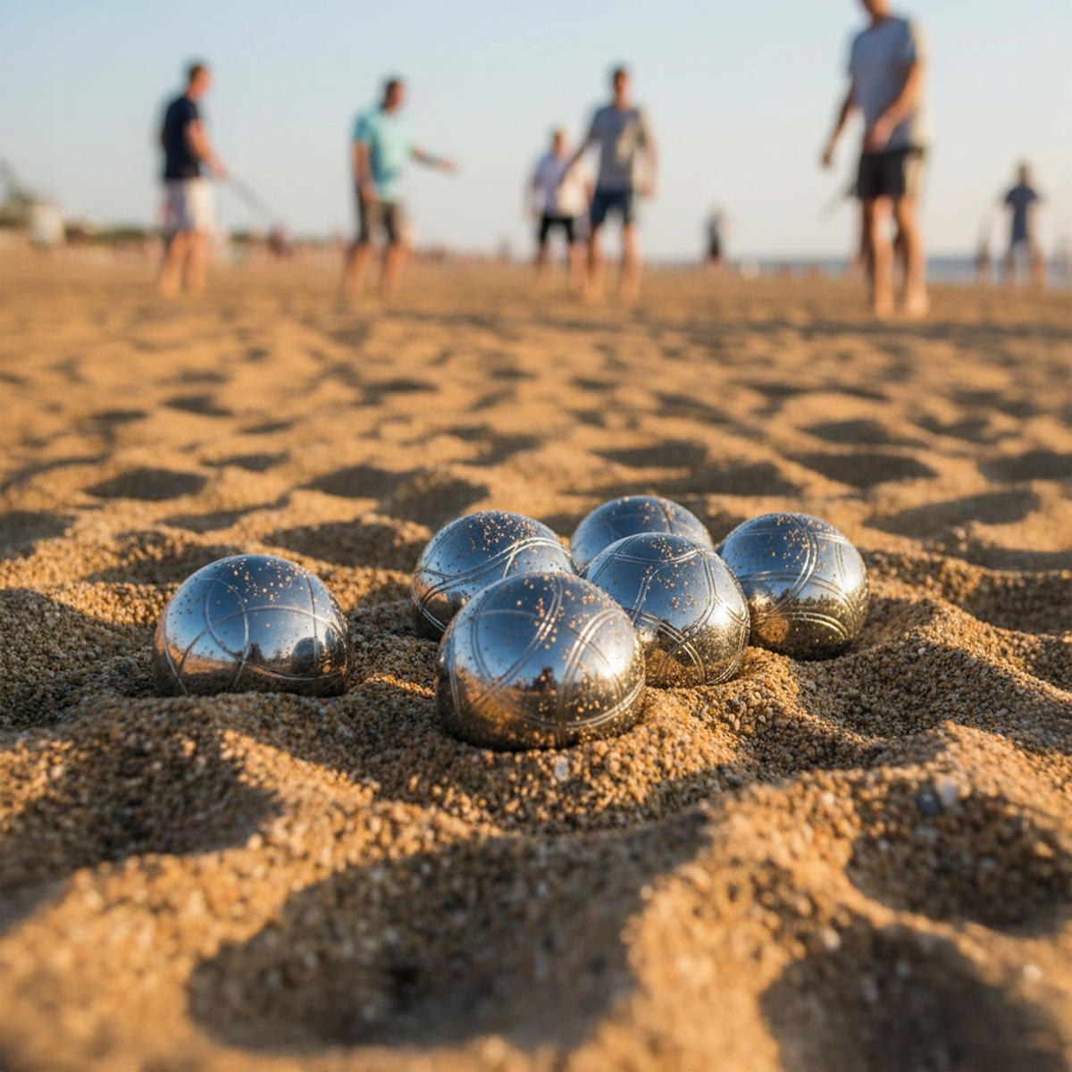 GUĽÔČKY na boules - viacfarebná, kov/drevo (23/21cm) - Relaxdays