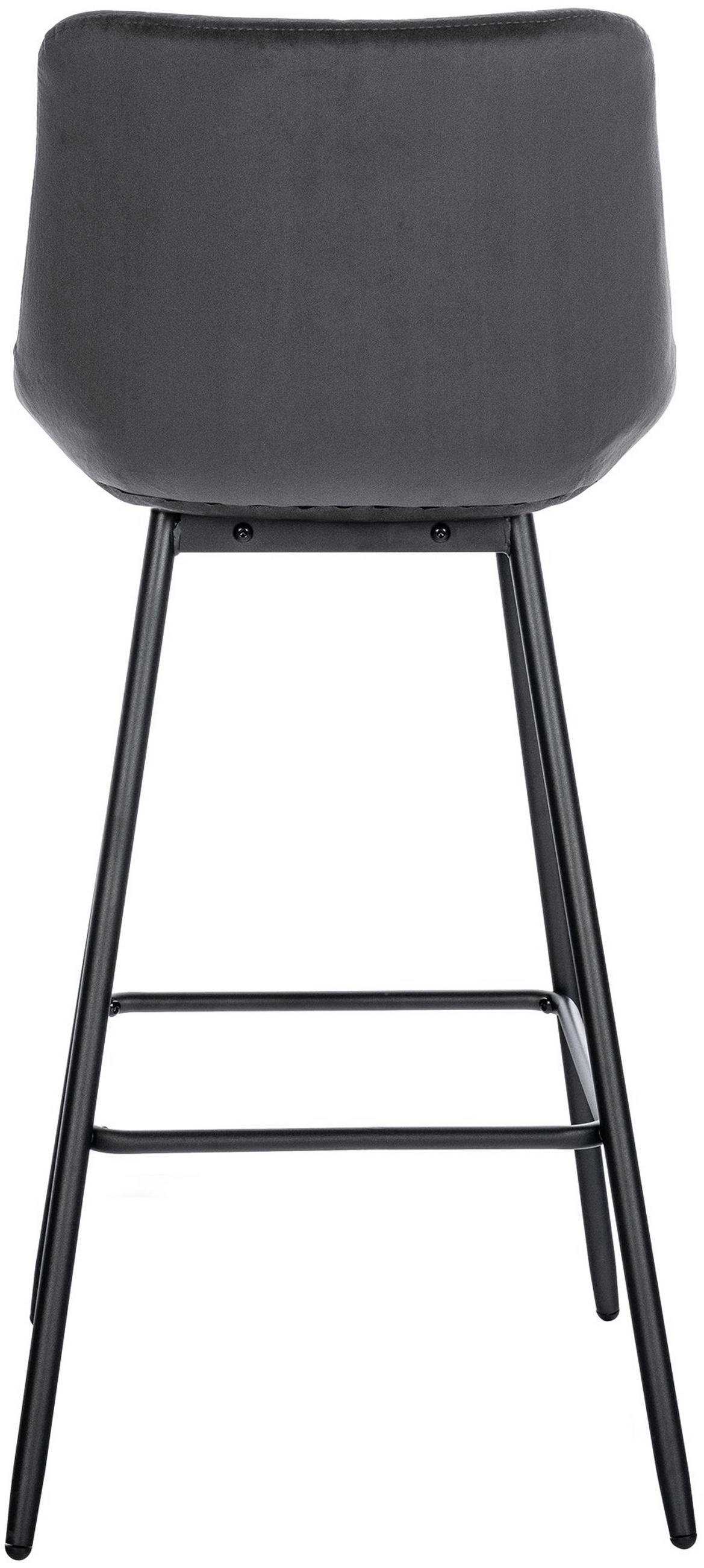 TPFLiving Barhocker Dunkelgrau 49x104x56 cm