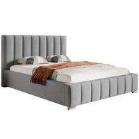 BETT Grau BEN 10 Mit Bettkasten 180x200 cm - Grau, Textil (180/200cm) - Sepro Meble