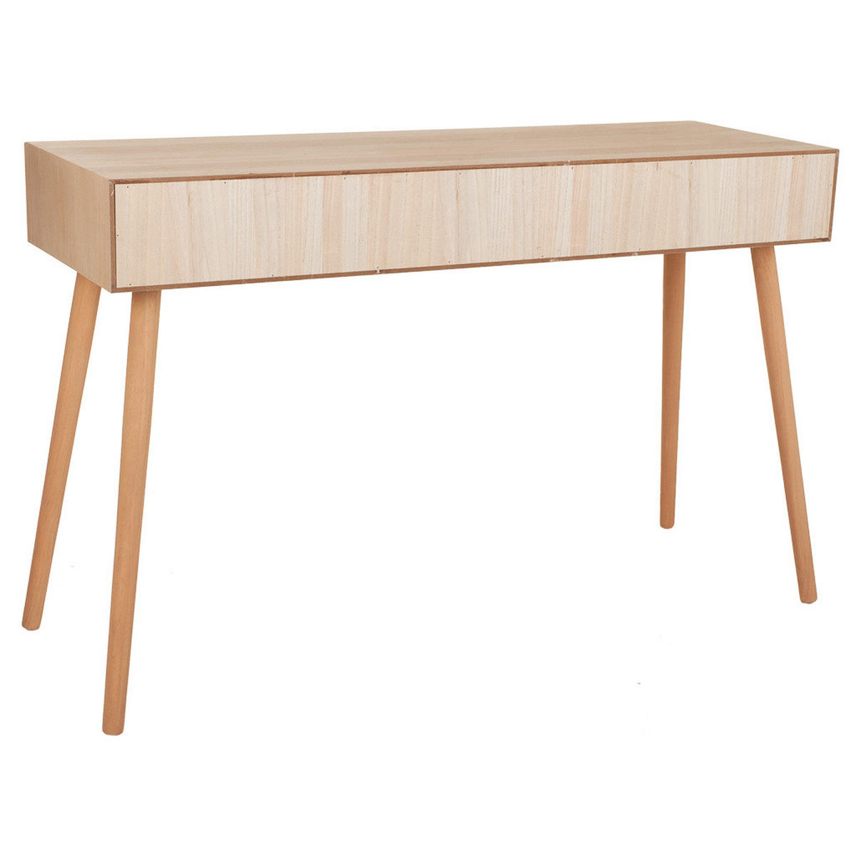 KONSOLENTISCH aus Holz und Gitter, braun, 120x42x79cm - Braun, Holz (79/120/42cm) - Wanderlust