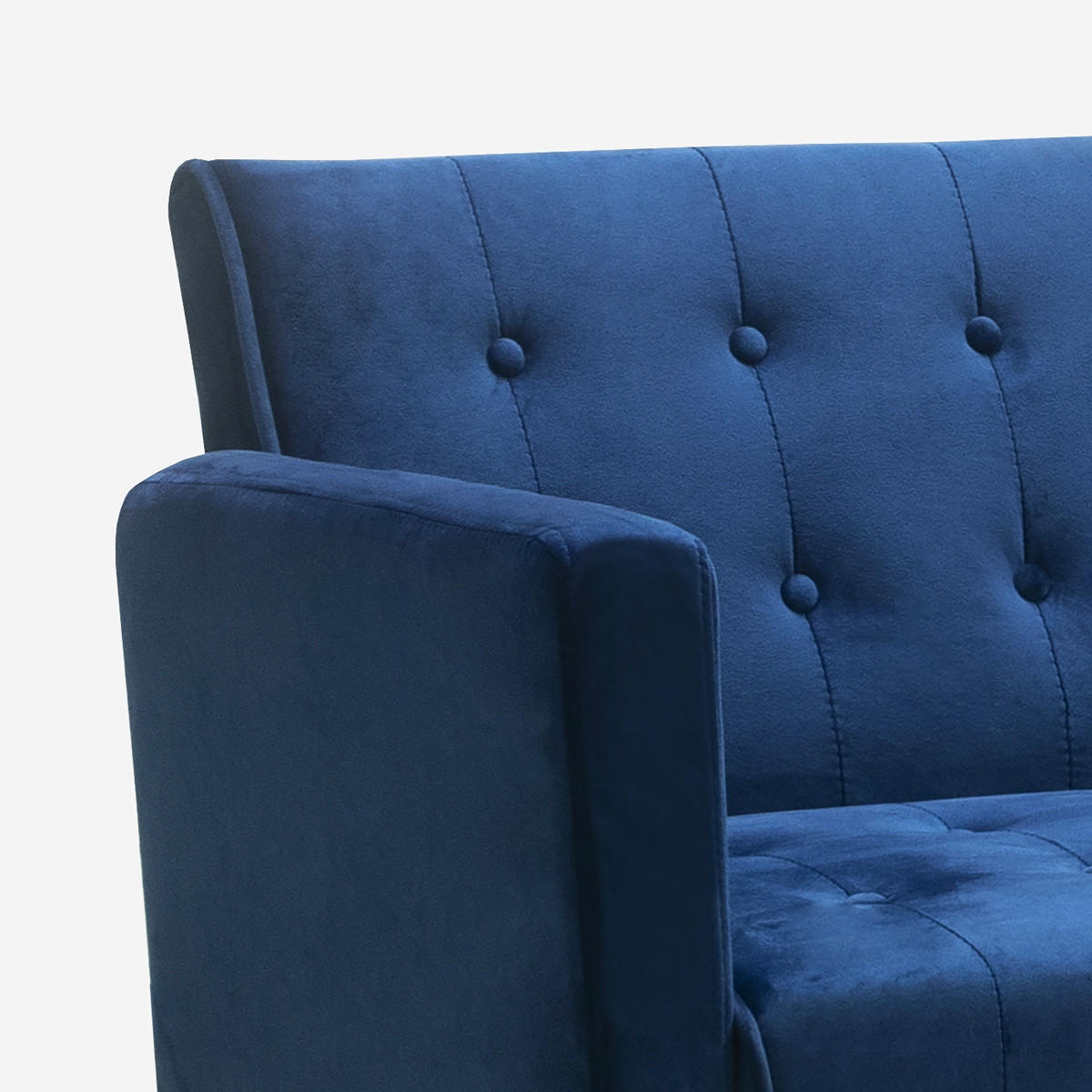 3-SITZER klappbar Caullae - Blau - Blau, Textil (195/75/81cm) - Pasmara