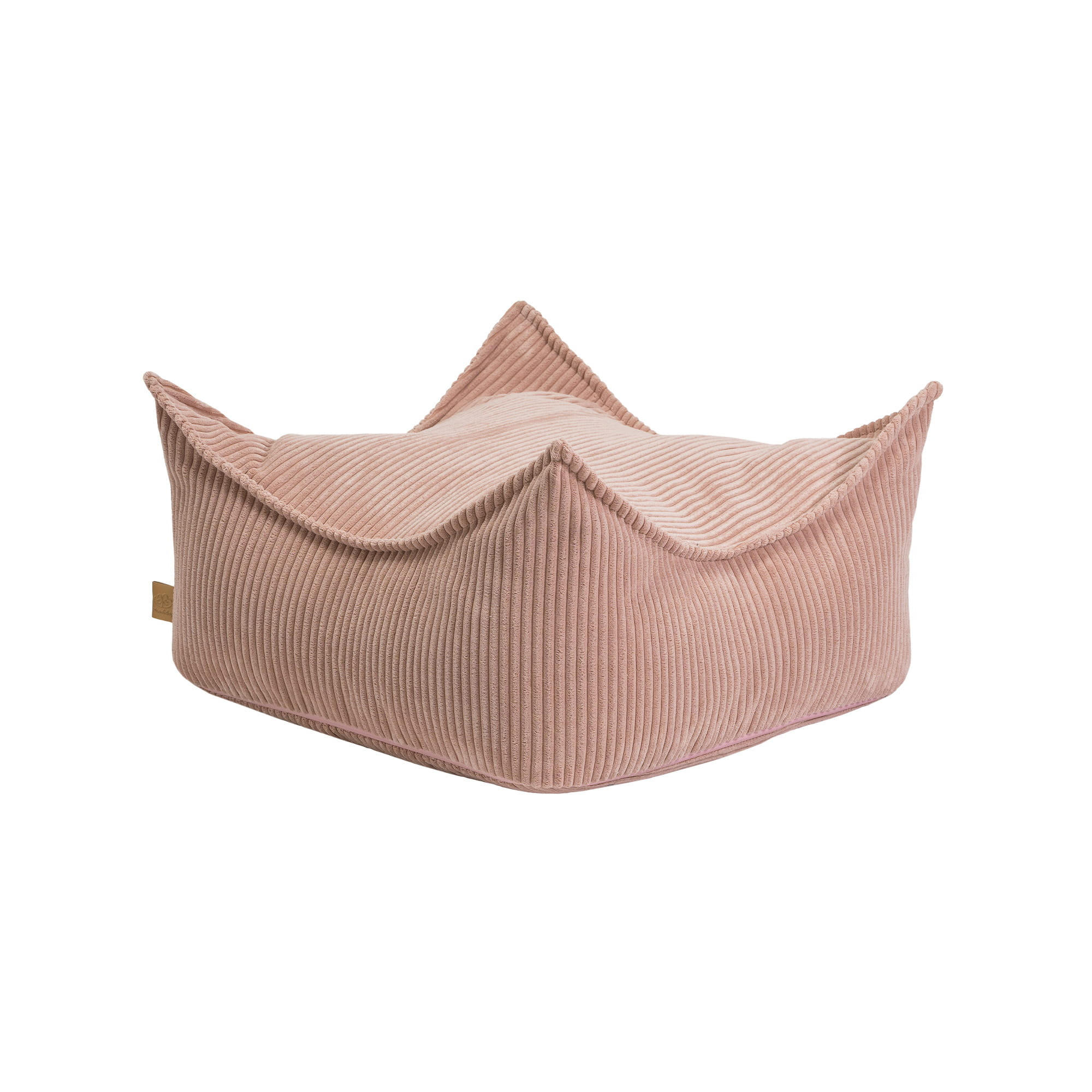 SITZPOUF für Kinder, Quadratisch, Aesthetic, Puderrosa - Hellrosa, Textil (60/35/60cm) - MeowBaby