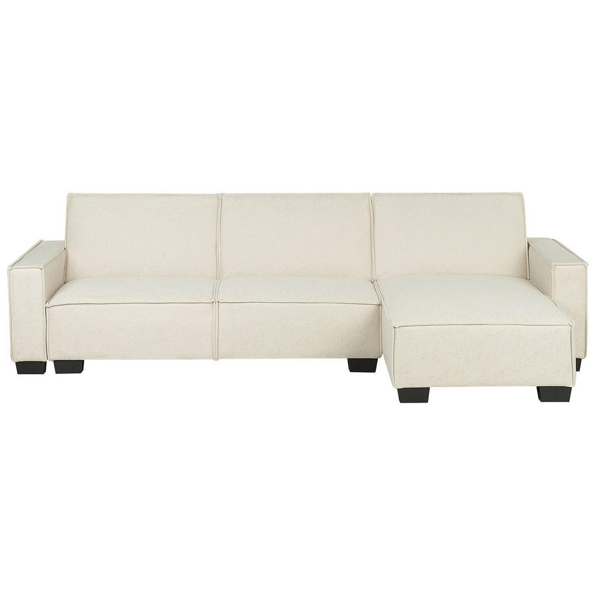 ECKSOFA Polsterbezug Beige rechtsseitig Romedal - Beige, Textil (290/173cm) - Beliani