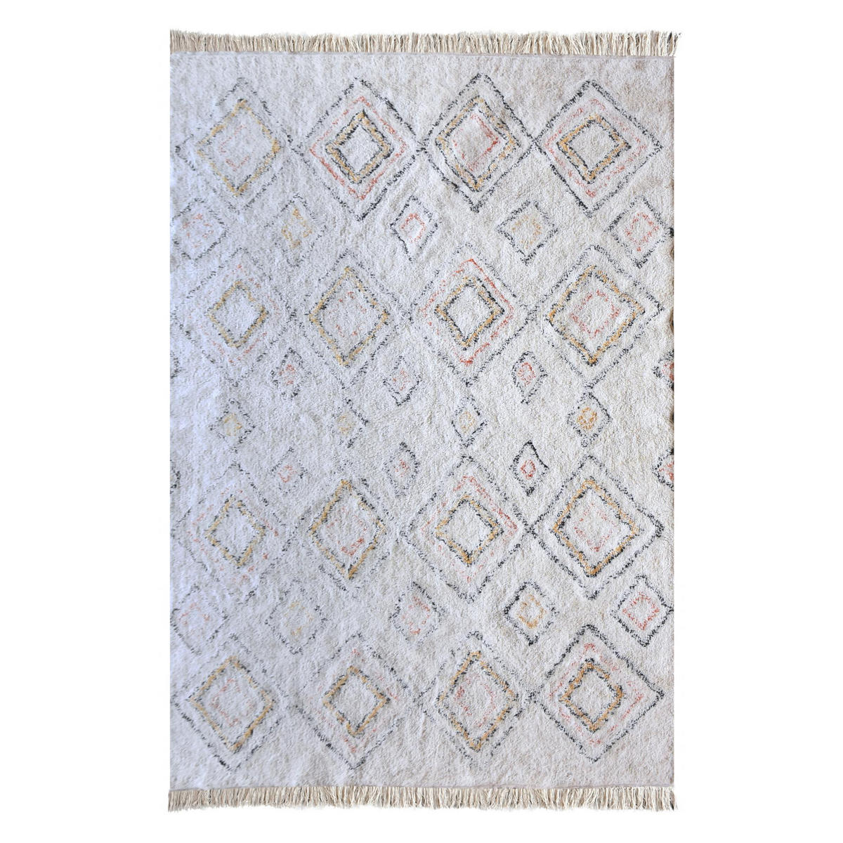 TEPPICH Salford elfenbein/bunt 160 x 230 cm - Multicolor, Textil (230/160cm) - The Rug Republic