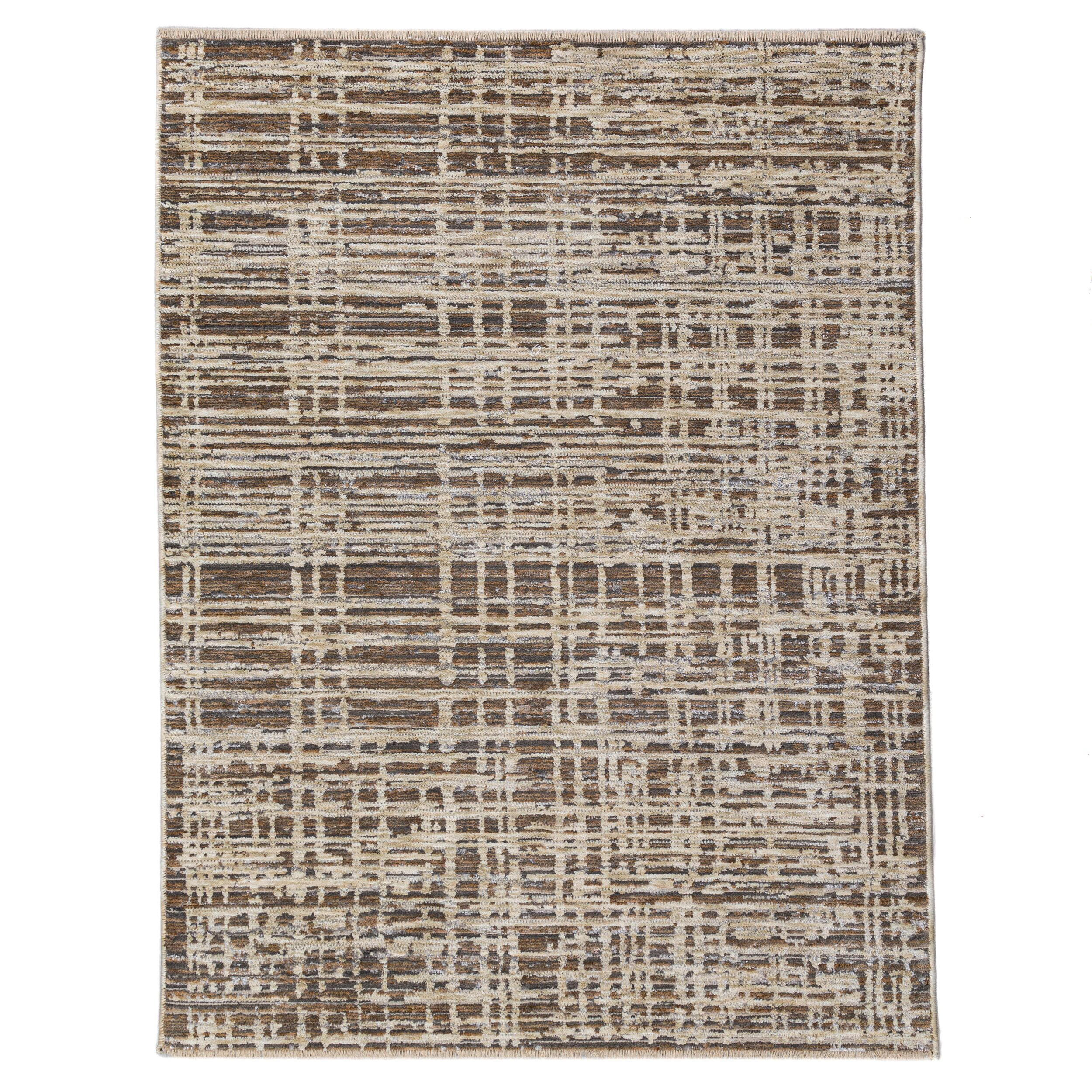 TEPPICH ADUR, geometrisch, Erdtöne, 200 x 300 cm - Braun, Textil (200/300cm) - KADIMA DESIGN