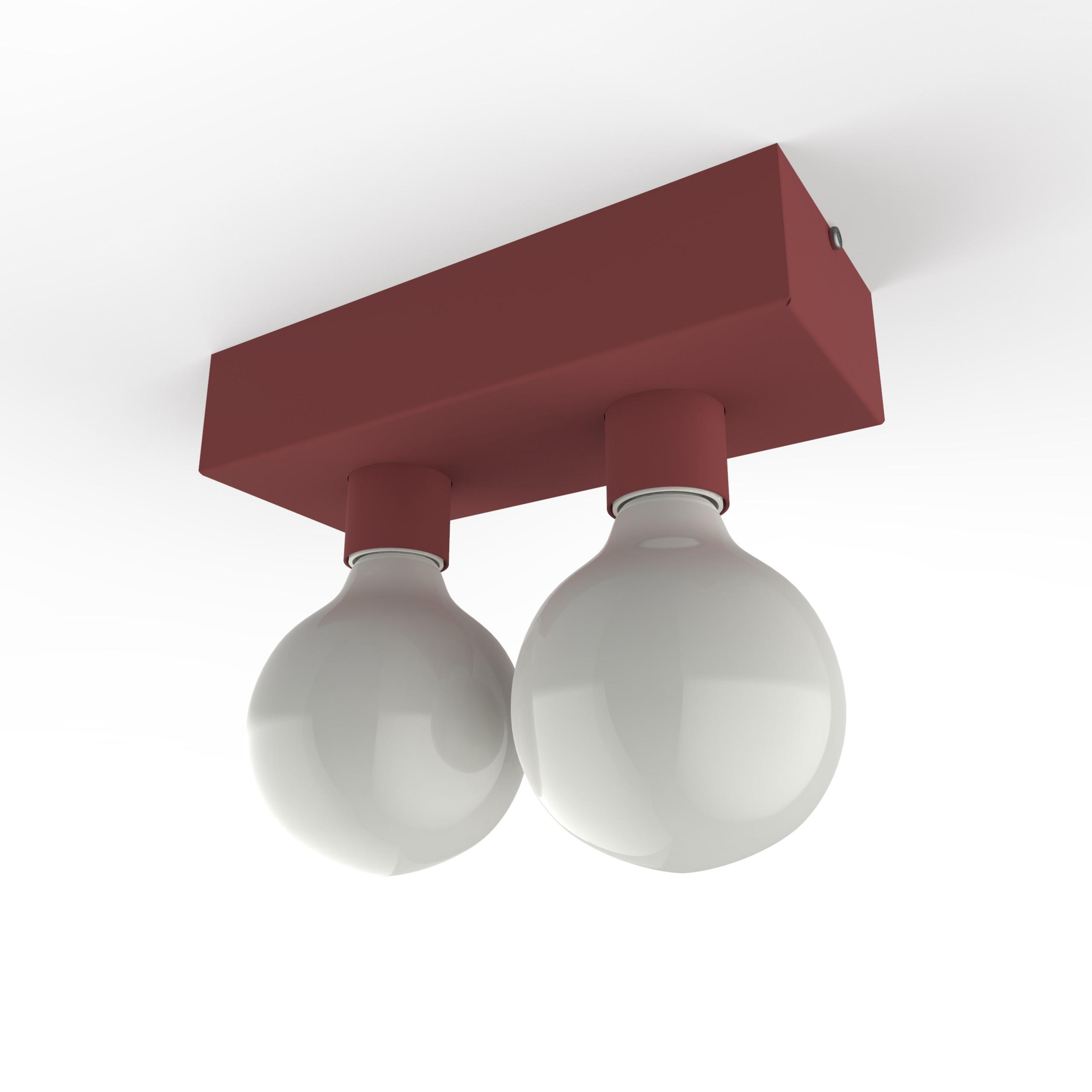 DECKENLEUCHTE - Rot, Metall (10/20/7.5cm) - Lumicom