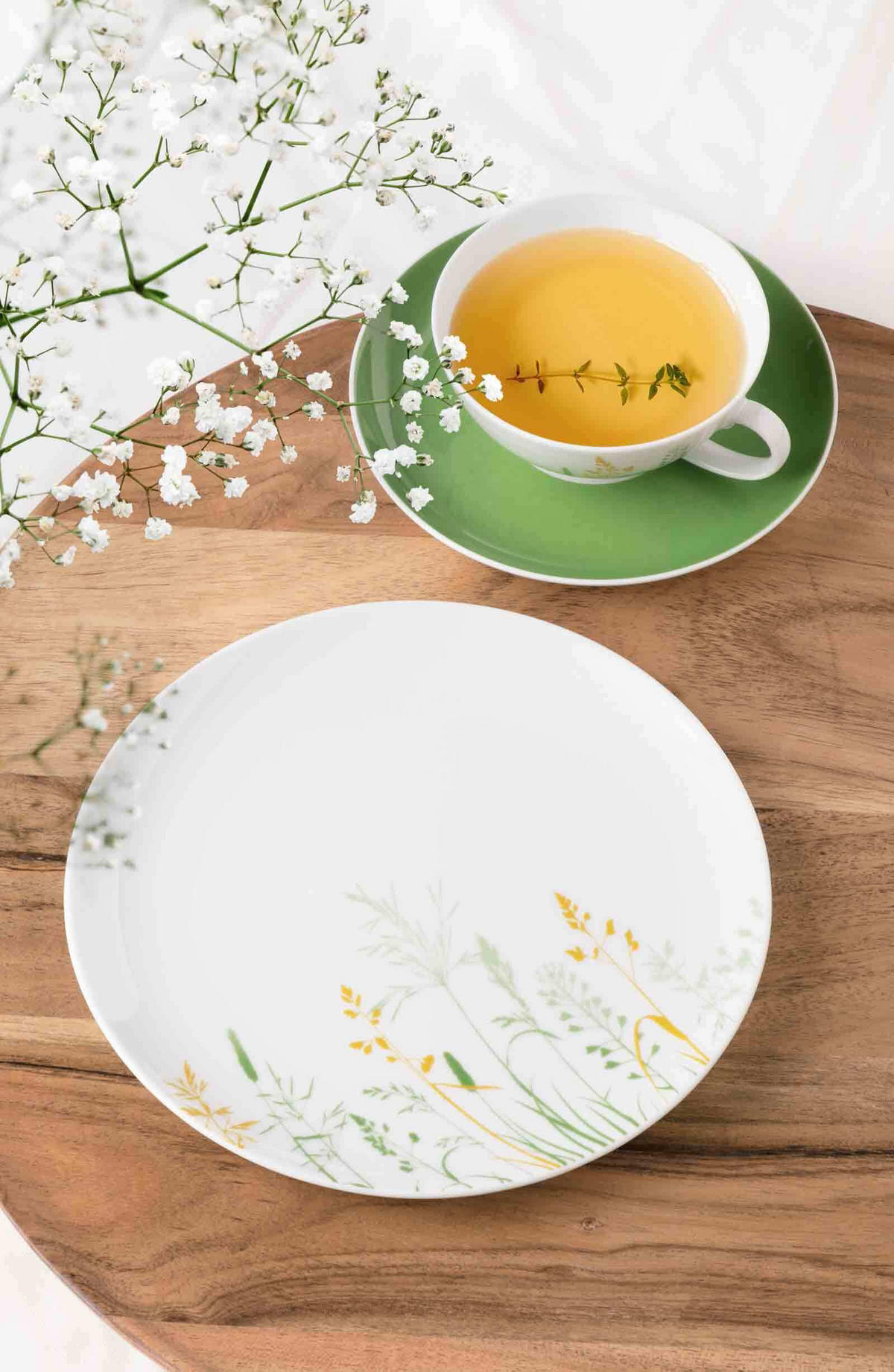 TEESERVICE Liberty Meadow Grasses grün 18er Set - Grün, Keramik (20.6/28.4/20.6cm) - Seltmann Weiden