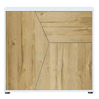 KOMMODE Benny Front in Eiche Natur - Eichefarben, Holzwerkstoff (79/74/36cm) - Vladon