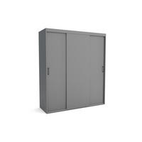 KLEIDERSCHRANK MAT A Grau 220x60x205 cm - Grau, Holzwerkstoff (220/205/60cm) - FURNLUX