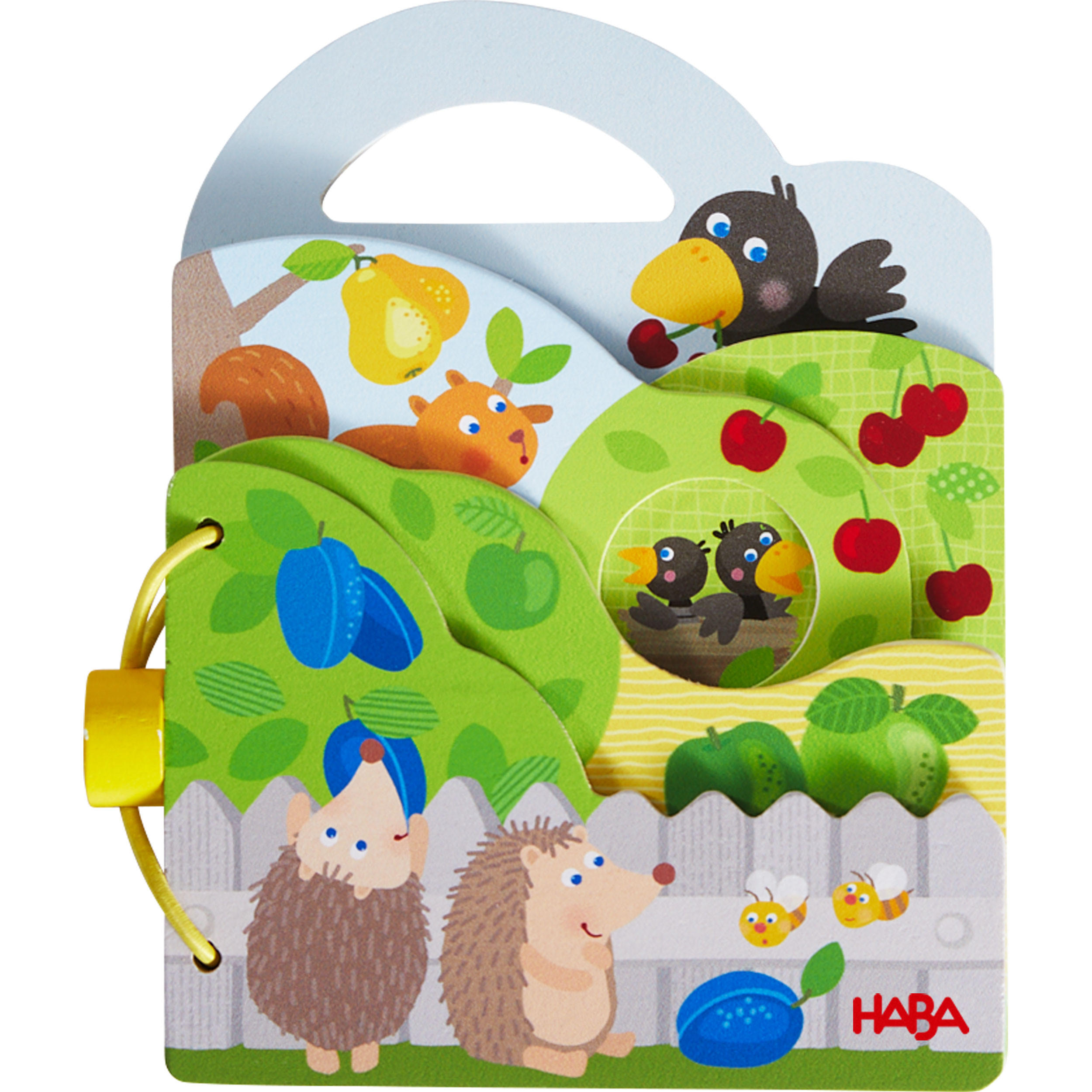 HOLZ-BABYBUCH Obstgarten - Multicolor, Holz (14.6/18.3cm) - Haba