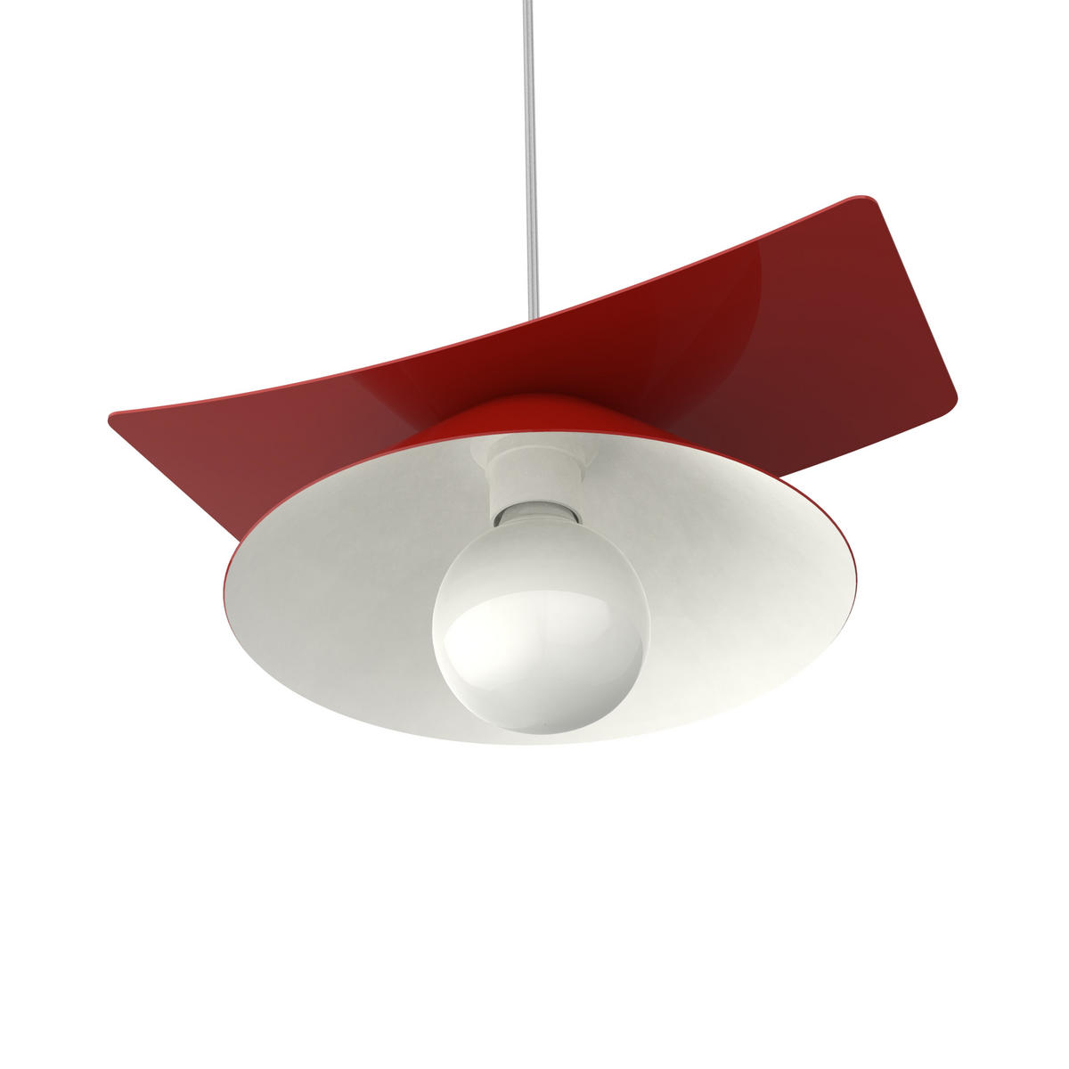 HÄNGELEUCHTE Miller D25 - Rot, Metall (25/34/10cm) - Lumicom
