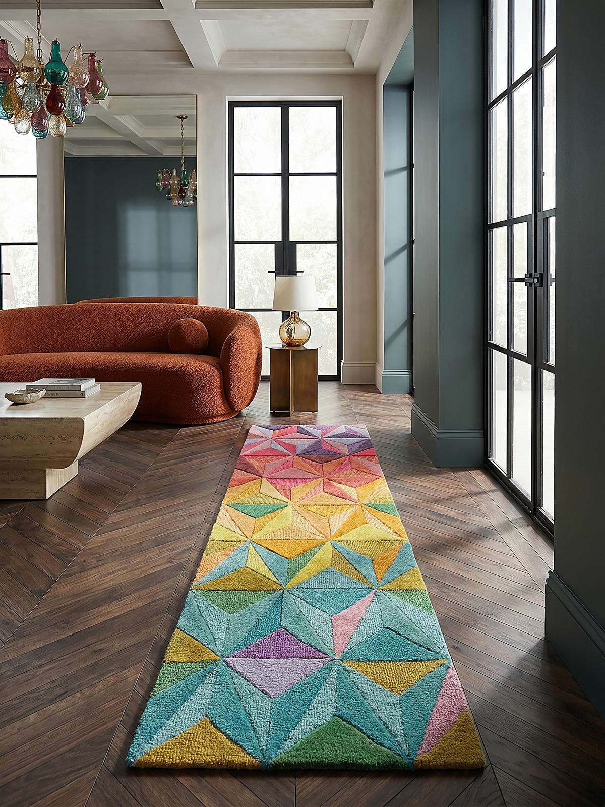 TEPPICHLÄUFER DERWENT 60/230 cm - Multicolor, Textil (230/60cm) - KADIMA DESIGN