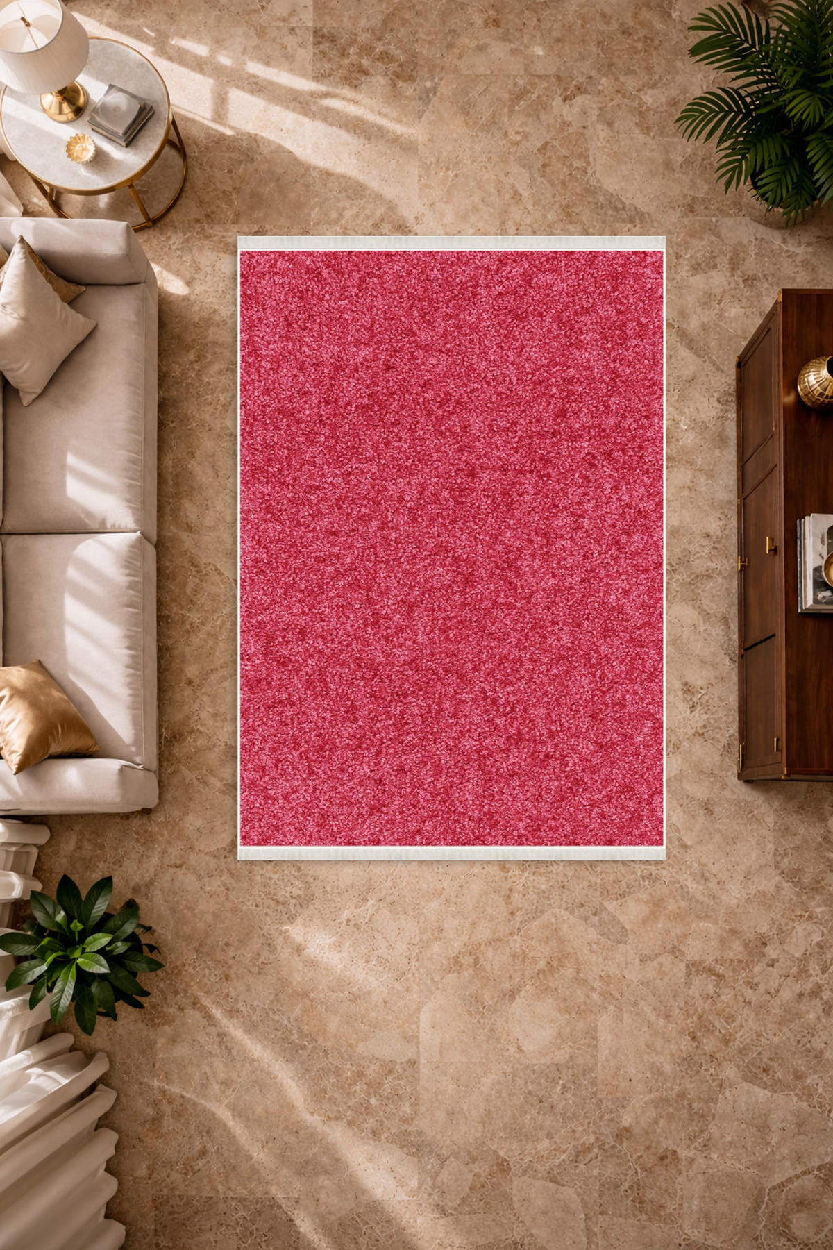 FLACHTEPPICH Wohnzimmer 160/230cm ROSA - Rosa, Textil (160/230cm) - ROLFNERS
