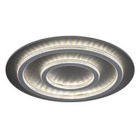 LED DECKENLEUCHTE Jayden Anthrazit Kristalle - Anthrazit, Metall (55/55/6cm) - Globo Lighting