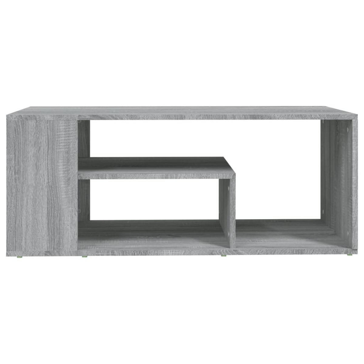 COUCHTISCH Grau Sonoma 100x50x40 cm Holzwerkstoff - Silbereichenfarben, Holzwerkstoff (50/100/40cm) - furnicato