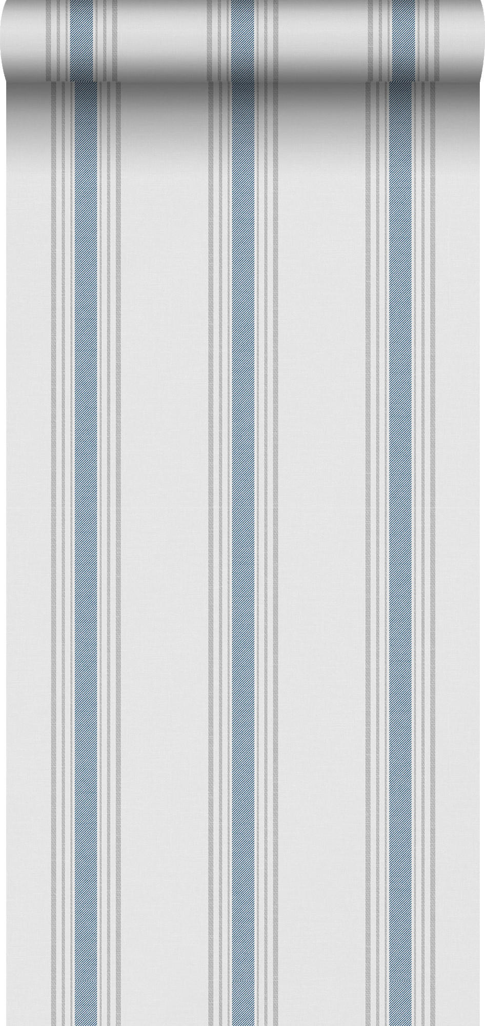 TAPETE Streifen 53 cm x 10.05 m - Grau, Papier (53/1000cm) - Sanders & Sanders
