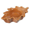 TEELICHHALTER Eichenblatt - Gelb, Keramik (12/3cm) - Home Styling Collection