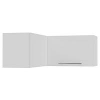 ECKHÄNGESCHRANK Kvantum W14/90/36 Weiß Matt / Weiß Matt 90 / 90 / 36cm - Weiß, Holz/Holzwerkstoff (90/36/90cm) - Feldmann-Wohnen