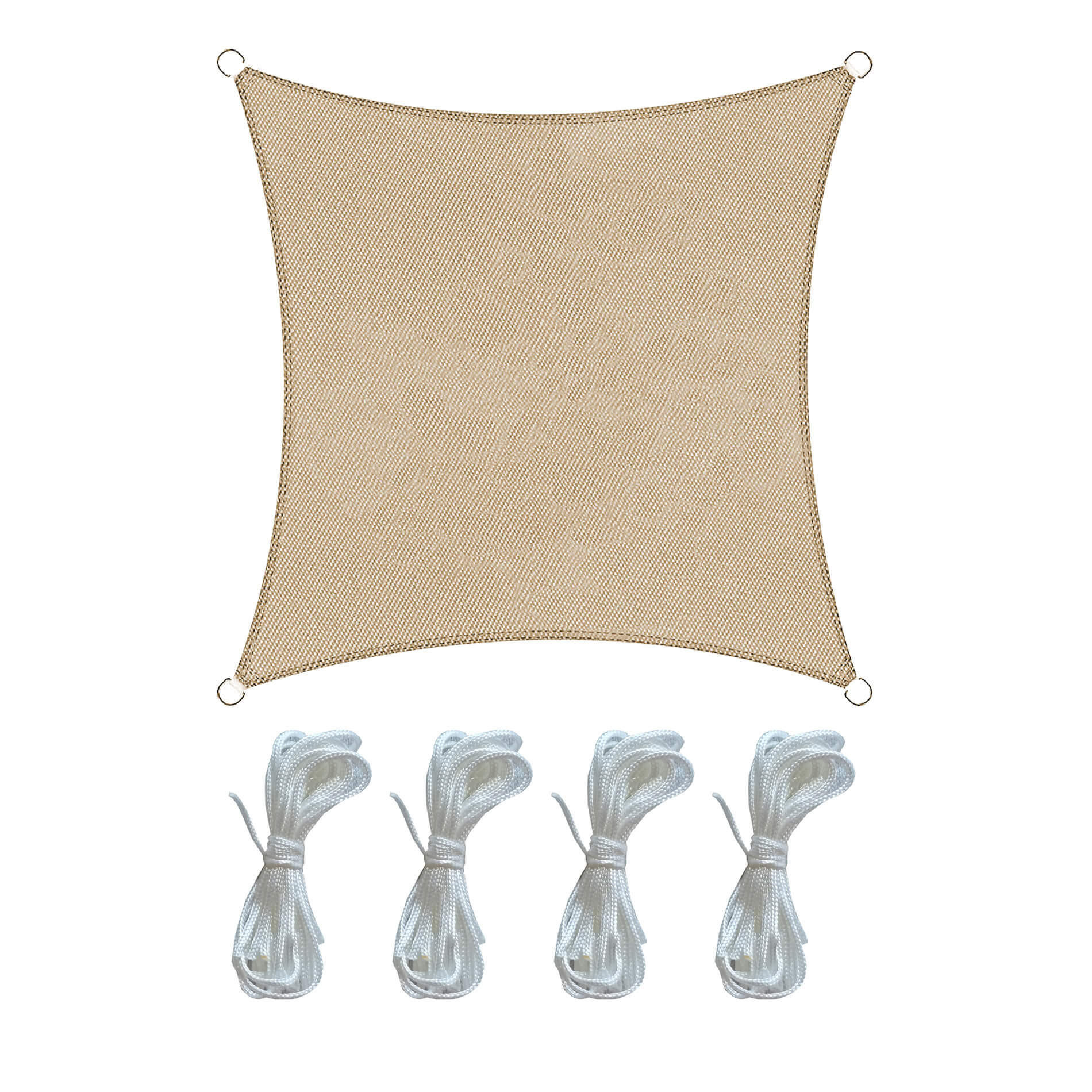 Mobili Rebecca Sonnensegel Beige 360x360 cm