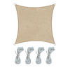 SONNENSEGEL Beige 300/300/1 cm - Beige, Kunststoff (300/300cm) - Mobili Rebecca