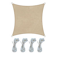 SONNENSEGEL Beige 300/300/1 cm - Beige, Kunststoff (300/300cm) - Mobili Rebecca
