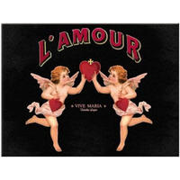 MAGNET 6/8 cm L´ Amour - Multicolor, Metall (8/6/0.1cm) - Nostalgic-Art