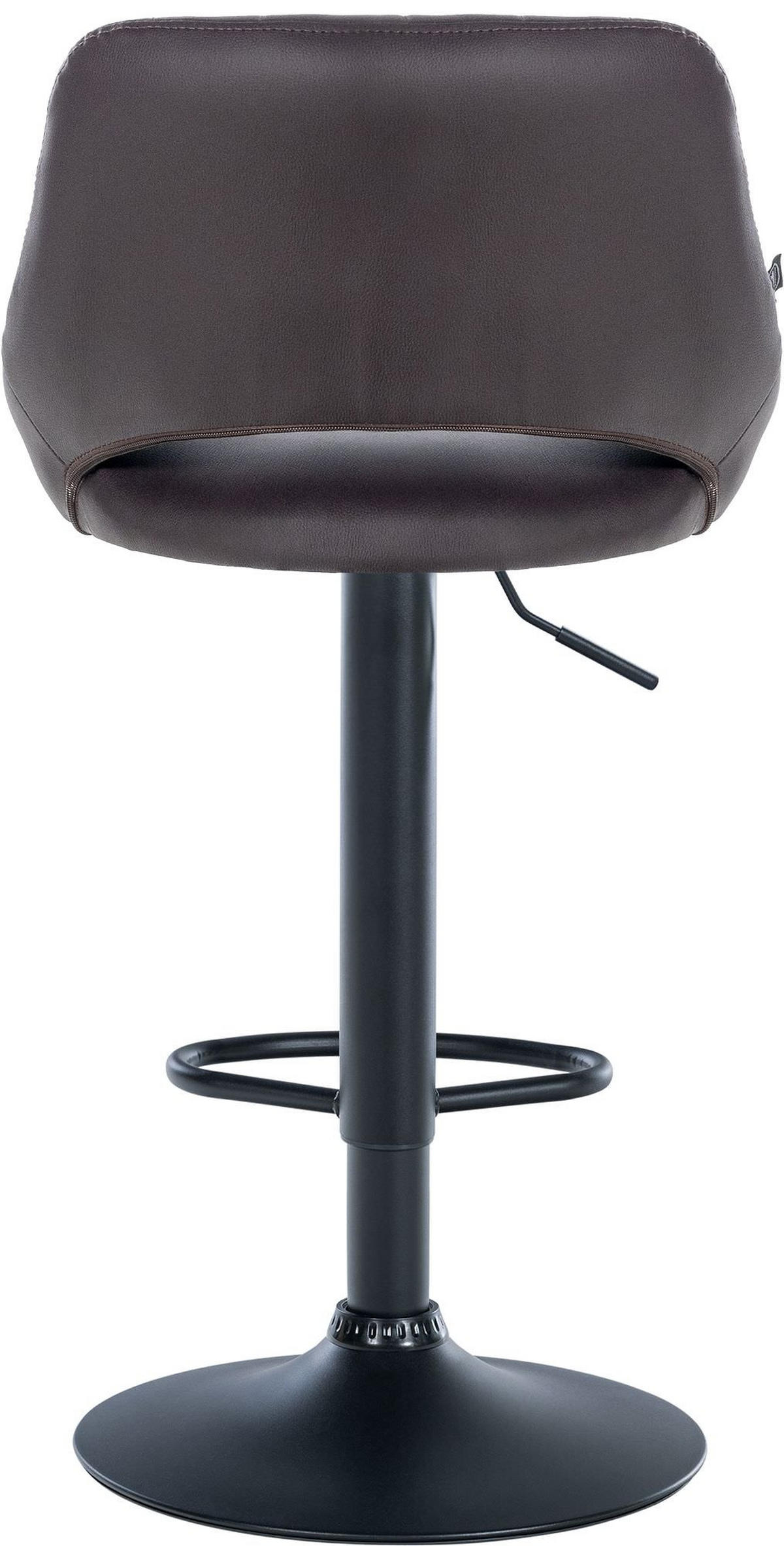 BARHOCKER 2er Set Lederlook braun - Braun, Textil (47/85/48cm) - CLP