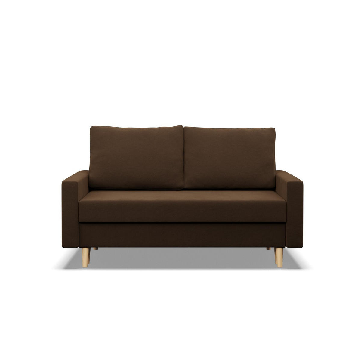 SOFA Blank braun 152/88/92 - Braun, Textil (152/88/92cm) - SIMKAM Furniture