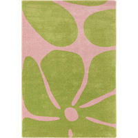 TEPPICH vintage blume grün Groovy 120x160 cm - Grün, Textil (120/160cm) - Nazar Rugs