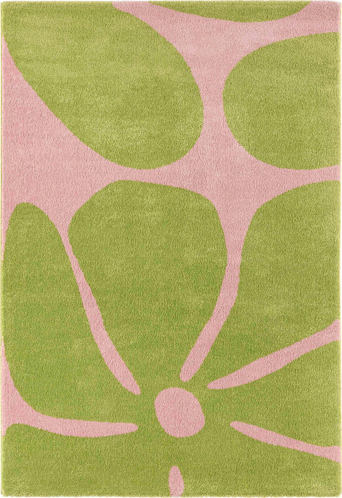 TEPPICH vintage blume grün Groovy 120x160 cm - Grün, Textil (120/160cm) - Nazar Rugs
