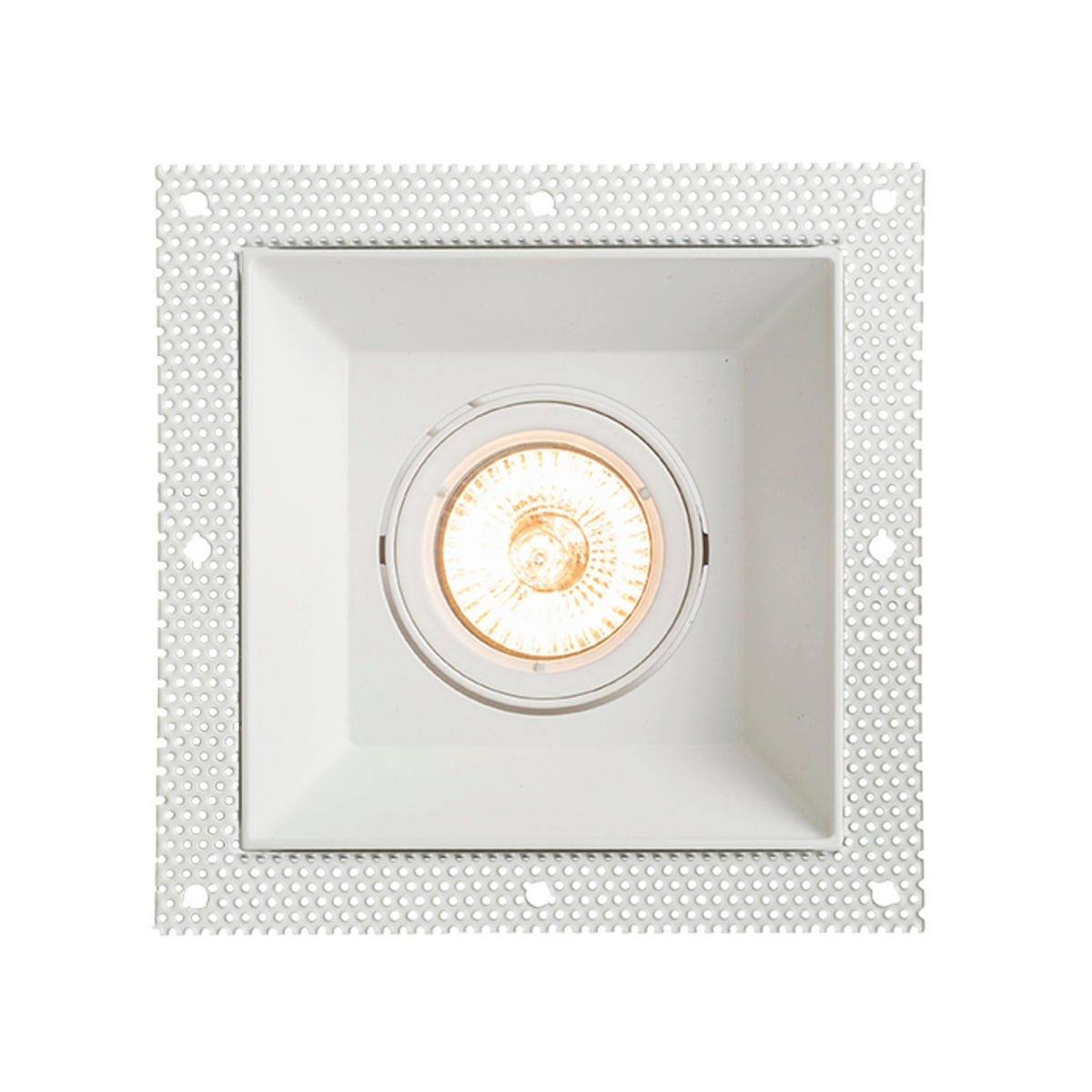 EINBAULEUCHTE IPSO SQ Weiß 8 W - Weiß, Metall (9/9/12cm) - Rendl