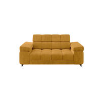 SOFA 2-Sitzer LORD-S1 194x97x90 cm Senfgelb Cord - Dunkelgelb, Holzwerkstoff/Textil (194/90/97cm) - ALTDECOR