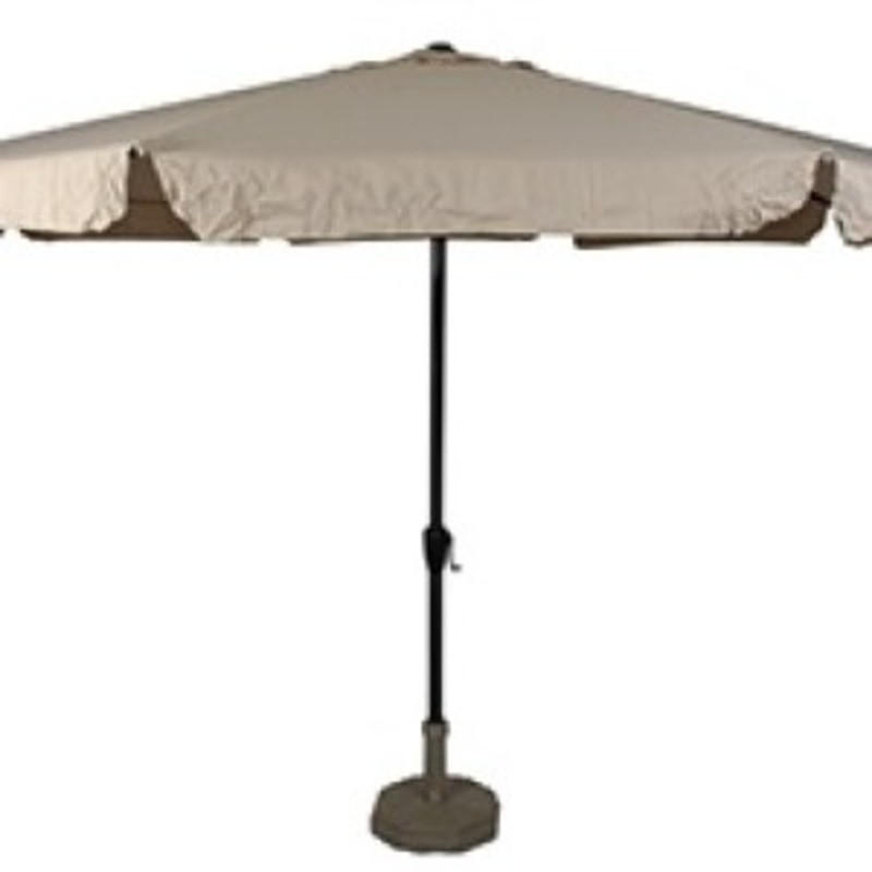 SONNENSCHIRM ZUM AUFKLAPPEN Libra - Beige - 350/350/ cm - Beige, Textil (350/350cm) - Lesli Living