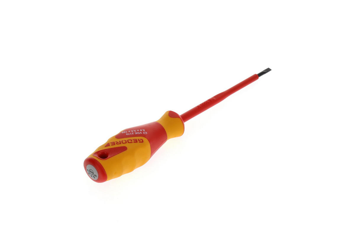 VDE 2170 3,5 VDE-SCHRAUBENDREHER SCHLITZ 3,5 MM - Multicolor, Kunststoff/Metall (9/22cm) - Gedore