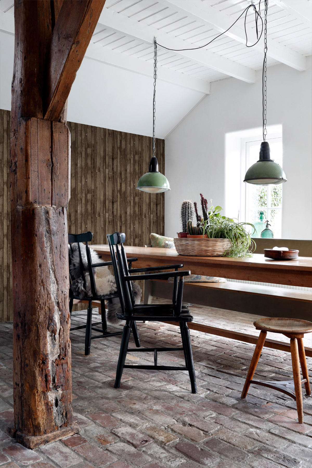 TAPETE Holz-Optik 53 cm x 10.05 m - Braun, Papier (53/1000cm) - ESTAhome