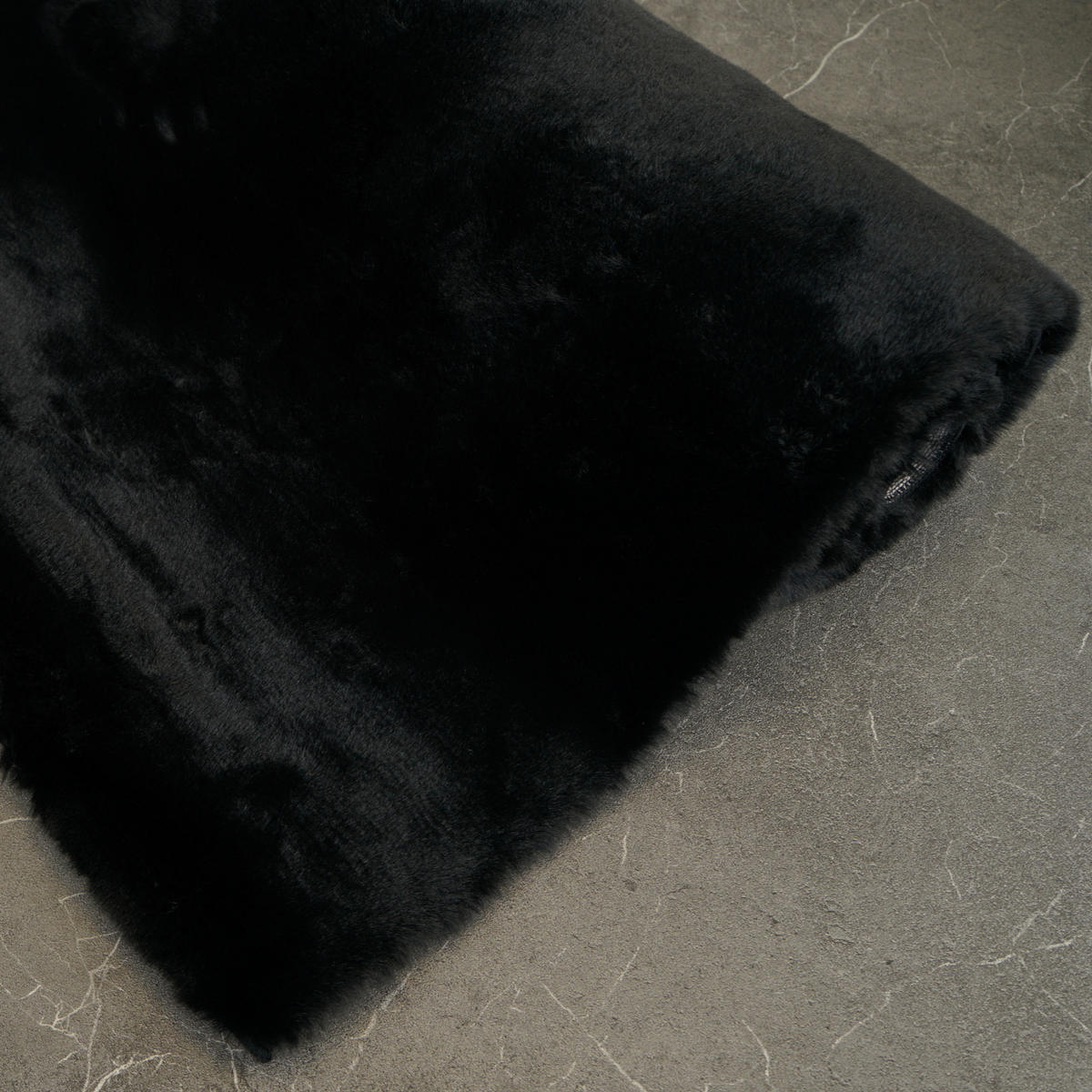 FELLTEPPICH CLOUD SUPER SOFT 120/170 cm Schwarz - Schwarz, Textil (120/170cm) - Consilio Concept